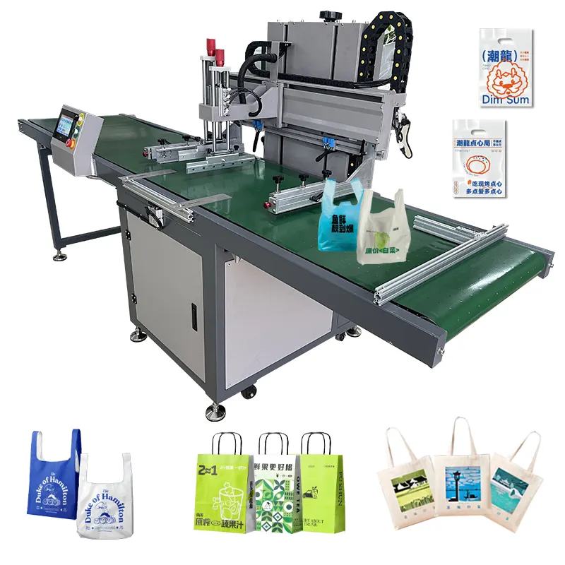 Máquina de serigrafía DOYAN 40x50cm con sistema de cinturón-Equipo profesional de impresión de telas para camisetas, carteles,