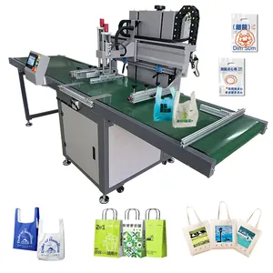 Kemer sistemi ile DOYAN serigrafi baskı makinesi 40x50cm-t-shirt, posterler için profesyonel kumaş baskı ekipmanları,