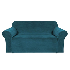 <span class=keywords><strong>Housse</strong></span> de canapé en velours très élastique, couverture de <span class=keywords><strong>protection</strong></span> pour meubles, fauteuil, deux places, résistant au glisse, tissu Super doux, 1 pièce - Product Image 1