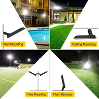 Projecteurs LED en stock aux États-Unis, lampes IP65 240W 300W en aluminium pour stades sportifs, éclairage extérieur haute puissance avec DLC CE ETL