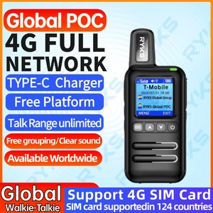 Walkkies Talkies 4G Walkie Talkie 5000Km Radio de dos vías Set inalámbrico al aire libre No para Zello Baofeng Uv 5R Quansheng - Product Image 4