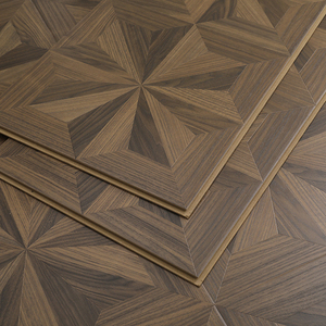 Versailles Style Modern Laminate Parquet Flooring High <b>Gloss</b> Matte Distressed Wood Look Eco-Friendly 12mm Easy Install Bathroom - Product Image 6