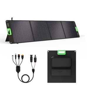 ชุดแผงโซลาร์เซลล์แบบพับได้ PERC ครึ่งเซลล์ 50W 500W สำหรับสถานีไฟฟ้ากลางแจ้ง 12V 18V - Product Image 1