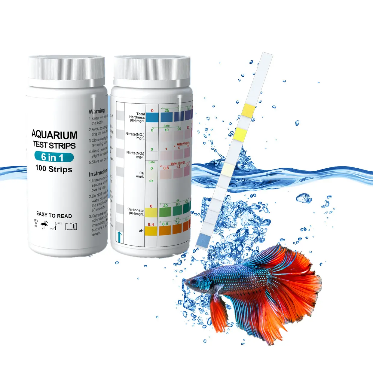 Aquarium Accessories Aquarium Accessories Water Test Kit For Fish Tank 6way Fish Farm Aquaculture Aquarium Test Kit