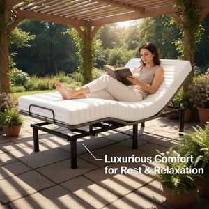 Struttura Letto in Metallo Regolabile con Telecomando Wireless |   Silenzioso e Durevole |   Letto King/Twin Size |   Garanzia di 3 anni |   per Appartamenti Urbani e Hotel - Product Image 1