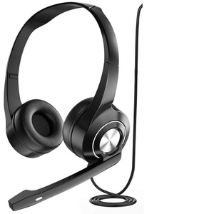 <span class=keywords><strong>Casque</strong></span> filaire USB avec microphone antibruit sur les écouteurs pour les appels de bureau, centre d'appels, entreprise, PC, ordinateur portable, réunion Zoom - Product Image 2