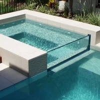 Panneau acrylique PMMA transparent épais de 80 mm Xinxunlin, anti-UV, moulage unique, pour piscine d'hôtel