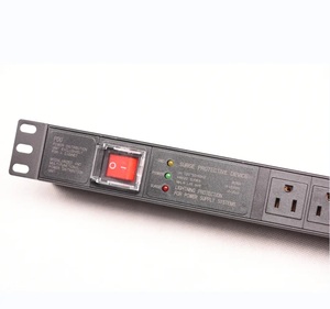 PDU 19 pouces pour montage en rack, 6 prises NEMA 5-15R, 125-250V 15A, protection contre les surtensions 1U avec interrupteur, certifié - Product Image 6