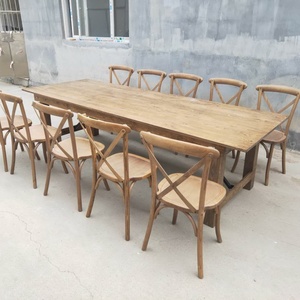 Stack Rental-<span class=keywords><strong>sillas</strong></span> <span class=keywords><strong>y</strong></span> <span class=keywords><strong>mesas</strong></span> <span class=keywords><strong>de</strong></span> comedor <span class=keywords><strong>para</strong></span> boda, con respaldo cruzado, <span class=keywords><strong>para</strong></span> eventos, banquetes <span class=keywords><strong>y</strong></span> ceremonia - Product Image 1