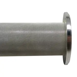 Germany 0.1 2 3 5 10 25 50 40 60 80 100 Micron Stainless Steel Porous Sintered Wire Mesh Filter Tube Pipe