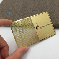 Tarjetas Metálicas Brillantes de Acero Inoxidable Color Oro Rosa