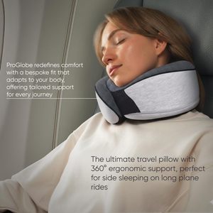 Almohadas de Viaje para Avión, Vuelos de Larga Distancia, Soporte para la Cabeza 360°, Kit para Auto y Avión <span class=keywords><strong>con</strong></span> Antifaz 3D Contorneado y Tapones para los Oídos - Product Image 5