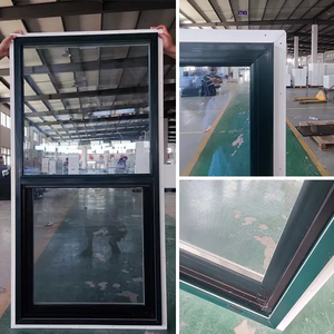 Fenêtres à guillotine américaines en vinyle, double <span class=keywords><strong>vitrage</strong></span>, haute qualité, design de fenêtre coulissante verticale pour la maison - Product Image 2