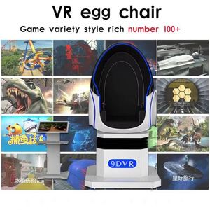 เก้าอี้ VR Egg Chair โรงภาพยนตร์ 9D แบบสองที่นั่งสำหรับขาย แว่นตา HTC <span class=keywords><strong>Vive</strong></span> 3D ระบบจำลองสถานการณ์เสมือนจริง เครื่องเล่นสวนสนุก - Product Image 3
