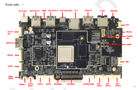Rockchip RK3588 Octa Core 8K 6.0tops Ai Android Motherboard 4gb RAM 64gb ROM avec Android/Ubuntu OS