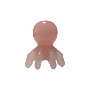 Peigne de massage en résine rose en forme de pieuvre, outil de massage du cuir chevelu, peigne de massage SPA pour la tête, massage facial - Vente chaude - Product Image 2