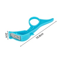 Gloway Outils gadgets de cuisine sûrs multifonctionnels Petit éplucheur de melon et de fruits Anneau de pomme Éplucheur d'orange manuel pour agrumes et poires
