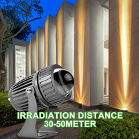 Projecteur LED extérieur étanche IP65 10W, angle de faisceau 10 degrés, CRI 80 élevé, pour escalier, jardin, mur, colonne romaine