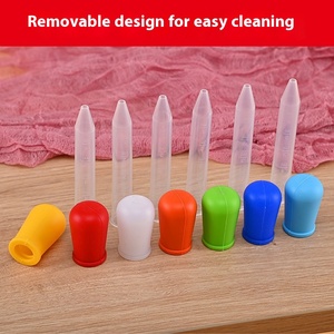 <span class=keywords><strong>Pipette</strong></span> de médecine en Silicone pour enfants de 5ml avec <span class=keywords><strong>outil</strong></span> de cuisson de gâteau de bricolage gradué sécurité détachable - Product Image 5