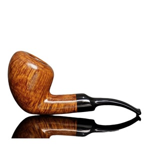 Muxiang Briarwood Smoking Pipe Bent Type 3mm Filter Tobacco Pipe For Men - Product Image 5