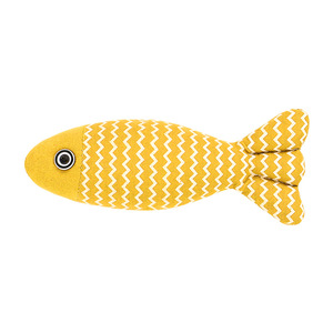 Jouet pour chat en forme de poisson Qi Oh Catnip, extra large, à mâcher, pour le nettoyage des dents des chats, fournitures pour animaux de compagnie - Product Image 3