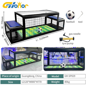 Unterhaltsame Münzspielautomat Lustiges <span class=keywords><strong>Mini</strong></span> Kinder Tischfußball Kickerspiel Sitz-Stuhl-Tischfußballspiel-Käfig-Ausrüstung <span class=keywords><strong>Arcade</strong></span> - Product Image 5