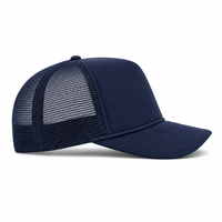 Logo personnalisé broderie 3D sport 5 panneaux maille vierge mousse camionneur chapeaux casquettes fabricant