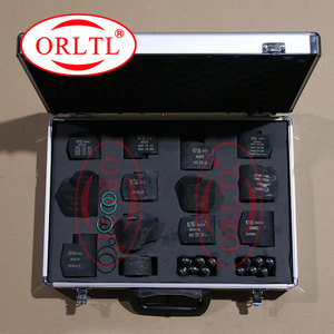 12 pièces Adaptateur de support d'<span class=keywords><strong>injecteur</strong></span> de carburant et support d'<span class=keywords><strong>injecteur</strong></span> à rampe commune diesel pour outils de diagnostic d'<span class=keywords><strong>injecteur</strong></span> B-osch Denso OR7002 - Product Image 2