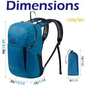 Custom <b>Foldable</b> <b>Backpack</b> Waterproof Polyester Lightweight Packable Travel Daypack OEM ODM Manufacturer - Product Image 3