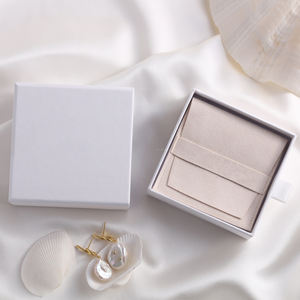 Caja de Embalaje de Joyería Ecológica y Elegante con Cajón Deslizante y Logotipo Personalizado, Caja de Embalaje Hecha a Mano para Pulseras, Collares y Pendientes - Product Image 3