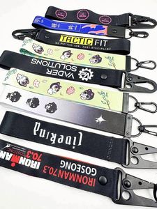 High Quality Printing Animation clear logo Carabiner Keychain Short Strap Lanyard <b>Key</b> <b>Chain</b> - Product Image 3