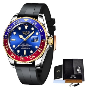 Montre-bracelet à quartz chronographe de luxe pour homme Lige 10045, mode business - Product Image 4