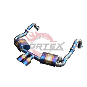 Escape Trasero Vortex Blue Burnt Titanium para Porsche Boxster Cayman 987.1 987.2 981 2005-2016, Sonido Deportivo Ligero - Product Image 2