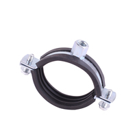Supports de tuyaux en acier au carbone avec doublure en caoutchouc EPDM