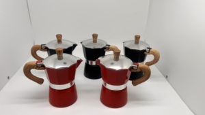 <span class=keywords><strong>Cafetera</strong></span> <span class=keywords><strong>Italiana</strong></span> Moka de Alta Calidad para 3-12 Tazas, de Aluminio, para Espresso y Café, con Aislamiento Térmico - Product Image 4