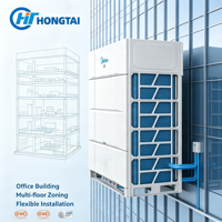 Système de climatisation multi-zones à pompe à chaleur à inverter DC complet Hongtai T3 52 ° Unité extérieure VRF C R32 8-134HP pour bâtiment commercial HVAC