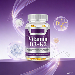 Cápsulas de Gel Suave de Vitamina <span class=keywords><strong>D3</strong></span> + K2 de Alta Calidad, Suplementos para Estimular la Inmunidad y la Energía para Hombres, Mujeres y Adultos - Product Image 3