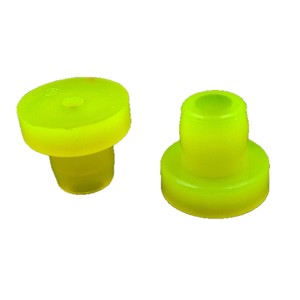 Tapa de Poliuretano 08 Hecha a Medida para Protección Industrial con Diseño de Tornillo para Tubo Cuadrado - Product Image 1