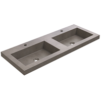 Fabricants CONRAZZO Grand évier de salle de séjour à double cuvette pour le lavage des mains 120 cm Lavabo pour le visage LOGO personnalisé