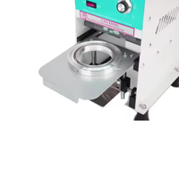 Machine à sceller les gobelets en plastique 220V, manuel électrique, machine à sceller les gobelets en papier Boba