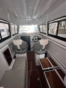 8.5m/28FT walbaround della fabbrica di alluminio personalizzato <span class=keywords><strong>barca</strong></span> da pesca profondo v scafo con cuccetta e servizi igienici completamente adatti per la vendita - Product Image 6
