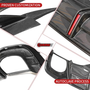 Thương hiệu tốt nhất nâng cấp lên AE phong cách sợi <span class=keywords><strong>carbon</strong></span> phụ tùng ô tô xe phía sau khuếch tán môi cho Audi RS5 2019 - 2023 - Product Image 4