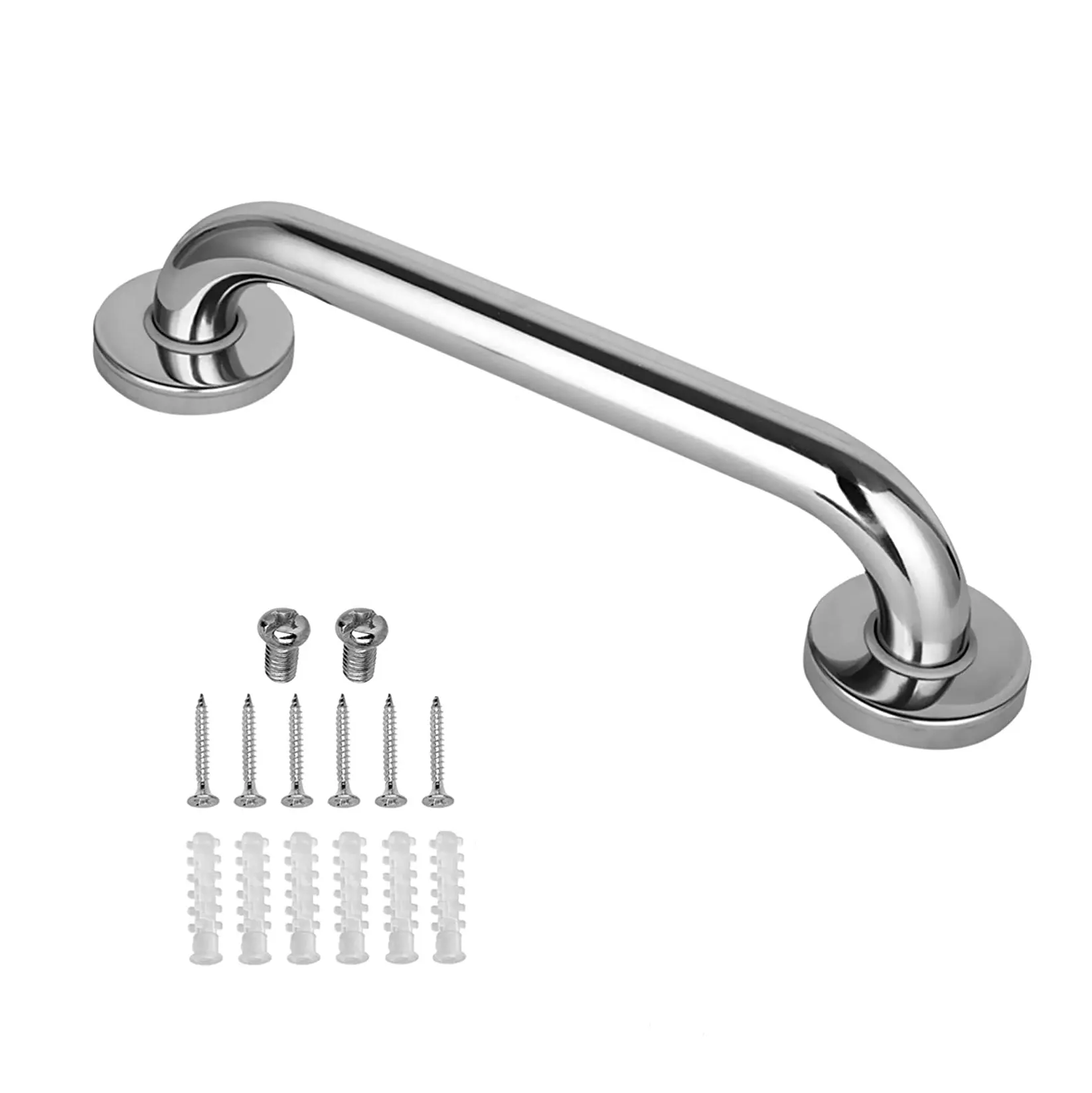Factory Made New Design Stainless Steel Bathroom Handrail Safety Disabled Handrail Bathroom Shower Accessories Handle Grab Bar