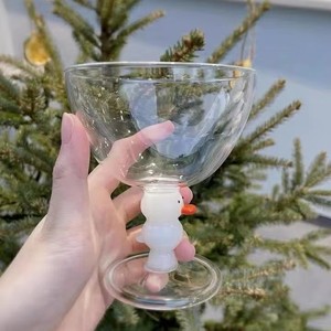 Tazza in Vetro Borosilicato Resistente al Calore, Design 3D a Forma di Paperella, Personalizzabile, per Caffè, Latte e Vino Rosso - Product Image 3