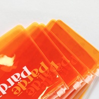 Embalaje con cierre de cremallera, bolsa de embalaje de joyería de plástico, transparente, pequeña, personalizada, pvc, impermeable, con logotipo, venta al por mayor