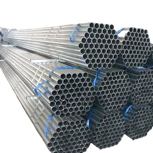 Tubo de hierro galvanizado con protección UV Q345 Tubo redondo de acero galvanizado Precio barato