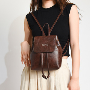 Mode voyage sacs à dos livre sac d'école fille Collège haute adolescent pu <span class=keywords><strong>cartable</strong></span> en cuir - Product Image 3