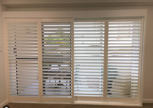 Volets en <span class=keywords><strong>PVC</strong></span> imitation bois sur mesure |   Stores de fenêtre à hauteur complète, à niveaux superposés, pour le marché britannique et américain - Product Image 6