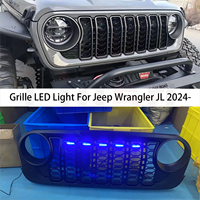 Kit de modification de feux LED pour calandre avant de Jeep SUV, feux de jour et éclairage d'ambiance pour Jeep Wrangler Unlimited JL 2024- Kit amélioré