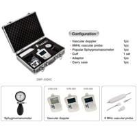 Détecteur de Débit Sanguin Doppler Vasculaire Portable 8 MHz pour Usage Vétérinaire, Chirurgical et Hospitalier